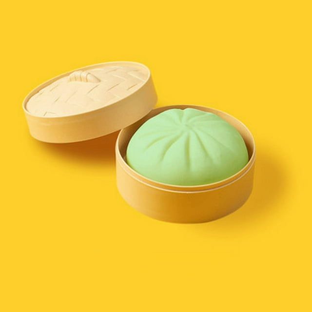Colorful Dumpling Stress Balls Sensory Toy Stress Squeezing Dough Bun For Halloween Project Tricking People Kid Playing