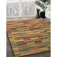 thumbnail image 2 of Ahgly Company Indoor Rectangle Abstract Caramel Brown Abstract Area Rugs, 2' x 4', 2 of 6