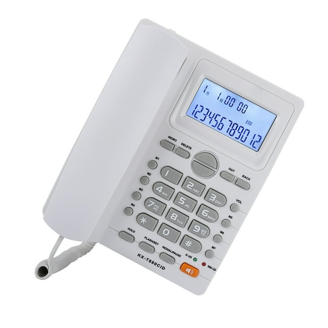 Teléfono Fijo Teléfono Con Cable Con Altavoz Botones Grandes Sonido Claro Para Calculadora Telefónica
