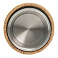 thumbnail image 3 of KOUBOO Unique Home Decor La Jolla Double-Wall Stainless Steel Rattan Drink Sleeves, Honey-Brown, 3 of 7