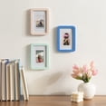 thumbnail image 3 of DesignOvation 4x6 Matted for 2.1x3.3 Rounded Peach Decorative Tabletop Picture Frame, 3 of 10