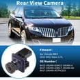 thumbnail image 2 of Rear View Camera for Lincoln MKX 2011 2012 Base 3.7L Park Assist Backup Reverse Camera Replace No.BA1Z-19G490-B/BA1Z-19G490-A/BA1T-19G490-A/BA1T-19G490-AD/BA1T-19G490-AF/PAC253, 2 of 7