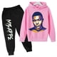 thumbnail image 3 of Ropa para niños Conjunto de sudadera con capucha para niños y pantalones de sudadera Conjunto deportivo de 2 piezas para niños y niñas Ropa estampada de Mbappé, 3 of 5