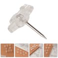thumbnail image 3 of Miangastore 100 Pcs Pointes Transparentes pour Tableau Blanc Pointes Transparentes à Pousser Pointes pour Pouce Pointes pour Babillard Carte Pointes pour Pouce, 3 of 9