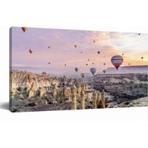 Columbia River Wildflowers Canvas Wall Art Large Framed Prints Pictures Wall Decor Posters Painting Artwork for Living Room Bedroom Kitchen Bathroom