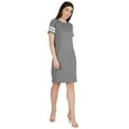 thumbnail image 4 of Inkmeso Robe T-Shirt Sportive à Col Rond pour Femmes Manches Courtes Rayées Été Décontracté Tee- TP-2TG, 4 of 8