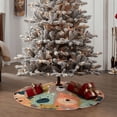 thumbnail image 5 of Salouo Colorful Dogs Christmas Tree Skirt 30" Farmhouse Christmas Decorations Snowman Xmas Tree Skirt Tree Mat for Holiday Party Decor, 5 of 8