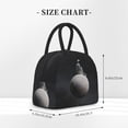 thumbnail image 5 of Naloa Astronaut Sitting On Mercury Planet Print Lunch Bag for Women Men,Insulated Lunch Box for Adult,Reusable Lunch Tote Bag for Work, Picnic or Travel, 5 of 9