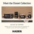 thumbnail image 6 of Haden Dorset Electric Water Kettle & 2 Slice Wide Toaster, Black & Copper, 6 of 10