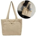 thumbnail image 5 of Yucurem Ladies Cloud Tote Bag Fashion Puffer Shoulder Bag Casual Tote Bag (Beige) Fashion shoulder bag (Beige), 5 of 10