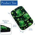 thumbnail image 4 of Saint Patrick's Day Soft Furry Printed Car Armrest Mat 12.5x8.2 Inch - Comfortable Armrest Cover & Accessories, 4 of 6