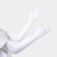 thumbnail image 3 of QSAWXQZ Unisex UV Protection Breathable Arm Sleeves Finger Gloves Solid Sunblock Hand Covers for Fishing Sailing Free Size, 3 of 3