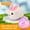 F, variant on D Kids Crawling Partner Toy Motorized Rolling Ball With Stuffed Mouse Pink Ball