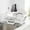 White, variant on Tunhigl Compact Kitchen Sink Storage Rack - Organize Bowls, Plates, Knife, Fork, Spoon, Chopsticks & More with Space-Saving Bowl Box Organizer Green