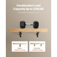 thumbnail image 4 of VEVOR Handrail Hardware Bracket, 6 Packs Heavy Duty Hand Rail Brackets, Flexible Angle Adjustment & Easy Install, Stair Railing Hardware for Stairways Handrail, Staircase,Matte Black, 4 of 9