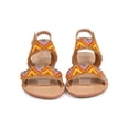 thumbnail image 4 of New Women Liliana Loeo-5 Leatherette Open Toe Beaded Tribal Slingback Sandal Sz, 4 of 5