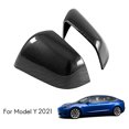 thumbnail image 3 of Cubierta de espejo retrovisor de fibra de coche, tapas de marco para Model Y 2021, 3 of 5
