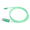 thumbnail image 5 of Cable de carga USB para IOS LED Light Up que fluye cable de carga rápida para teléfonos móviles IOS Verde, 5 of 5
