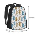 thumbnail image 2 of Balery Cartoon Poodle Dog Backpack for Men and Women - Durable 600D Oxford Cloth -Large Capacity, Water-Resistant School, Travel, and Hiking Bag, 2 of 9