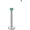 2.0mm, 16 Gauge 10mm Emerald, variant on Single 316L Surgical Steel Threadless Labret Stud with CZ for Nose Cartilage Helix Rook Conch Tragus Earlobe Piercings