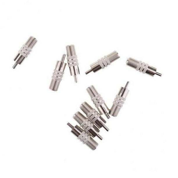 Cable Adaptador de Audio Strade Fareast Limited RCA Macho a Conector Hembra F Tipo 3 Unidades