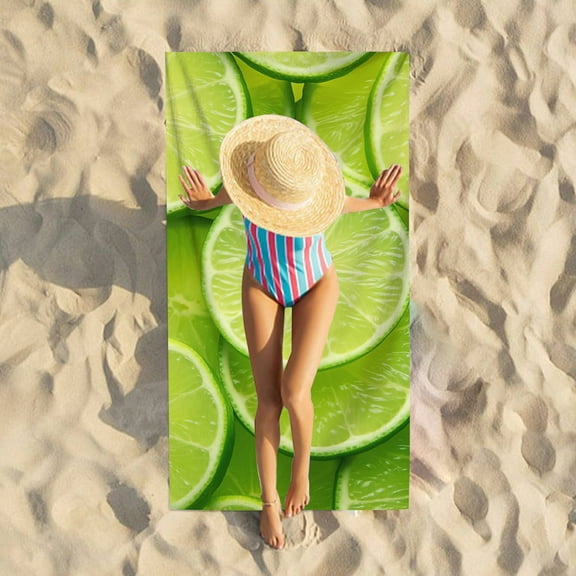 YingYouFu Microfiber Beach Towel, 2 Pack, Quick-Dry, Absorbent, Sandproof and Lightweight - Perfect for Camping, Beach, and Roadtrips ( 59.1×29.5 inches), Blue