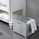 thumbnail image 1 of Cesta de ropa plegable montada en la pared | Cesta de ropa plegable de plástico | Instalación sin taladros | Gran Contenedor de Almacenamiento que Ahorra Espacio para Dormitorio Baño Closet, 1 of 7