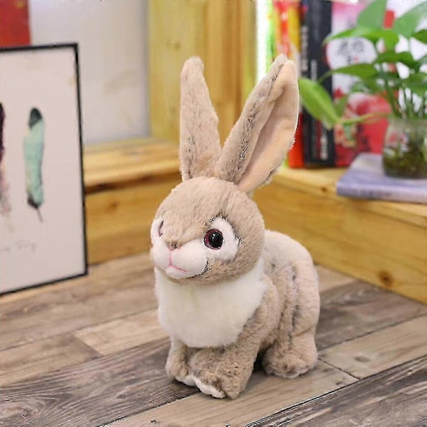 2026 Simulation Long-eared Rabbit Bunny Birthday Christmas Girl Gift Children Stuffed Plush Toys