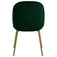 thumbnail image 5 of Posh Living AD196-02HG2-UE Lainey Armless Upholstered Dining Chairs, Hunter Green Velvet, 5 of 9