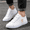 White, variant on Mfakffe Business Casual Shoes Women Breathable Non Slip Sneakers Versatile Flat Walking Shoes Blue 5.5 Wide(EU:36)