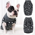 thumbnail image 5 of Topumt Dog Sweater Leopard Pattern Dog Turtleneck Sweaters Knitwear Warm Pet Sweater for Fall Winter, 5 of 6