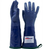 Tucker Safety 92144 Blue Large 14 Seam-Sealed SteamGlove - Pair"