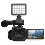 Minolta MN4KPRO 4K60FPS Ultra HD / 64 MP Autofocus Pro Camcorder Kit w/WiFi