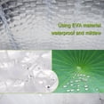 thumbnail image 2 of Mildew Proof Shower Curtain 180*180cm Semi Transparent Bath Curtain 0.18mm Thickened EVA Waterproof Washable 3D Shower Curtain, 2 of 5