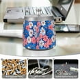 thumbnail image 6 of Yayeee Ashtray with Lid for Cigarette Smokeless Stainless Steel Home Ash Holder, Pink Flowers Pattern, 6 of 7