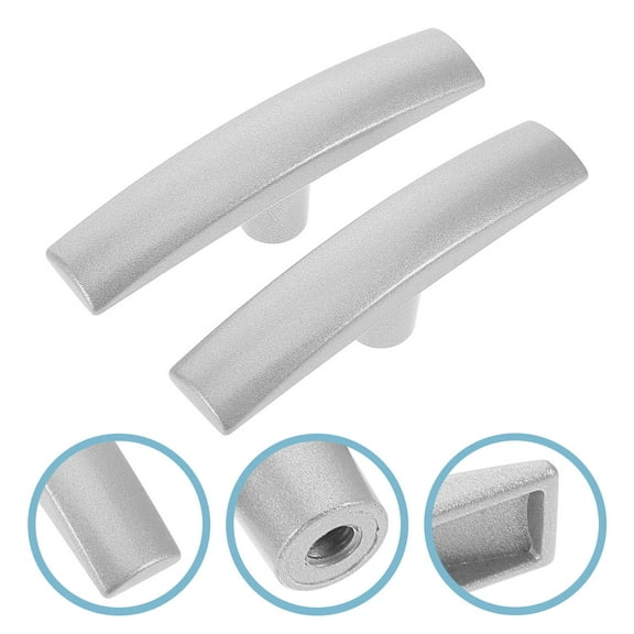 EXHUMKY Aluminum Alloy Rv Waste Tank Handle 2Pcs for Waste Valves Motorhome Use