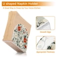 thumbnail image 5 of Yayeee Napkin Holder for Table Kitchen Paper Tissue Organization, Red and White Floral Pattern, 5 of 8