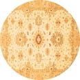 thumbnail image 1 of Ahgly Company Indoor Round Oriental Brown Traditional Area Rugs, 8' Round, 1 of 4