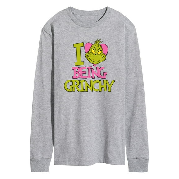 The Grinch - I Love Being Grinchy - Men's Long Sleeve T-Shirt