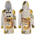 thumbnail image 3 of Happy Women's Day Exotic Shorthair Sunflower Vintage Proud Mom All Over Print 3D Hooded Duffle Toggle Coat Cat Lover Kitten Owner Gifts - 02030, 3 of 6