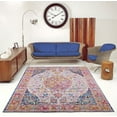 thumbnail image 2 of Florida Cream Blue Traditional Indoor/Outdoor Area Rug 6'5" x 9'5", 2 of 6