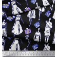 thumbnail image 3 of Soimoi Poly Georgette Fabric Women & Camera Fashion Fabric Prints by Yard 52 Inch Wide, 3 of 3