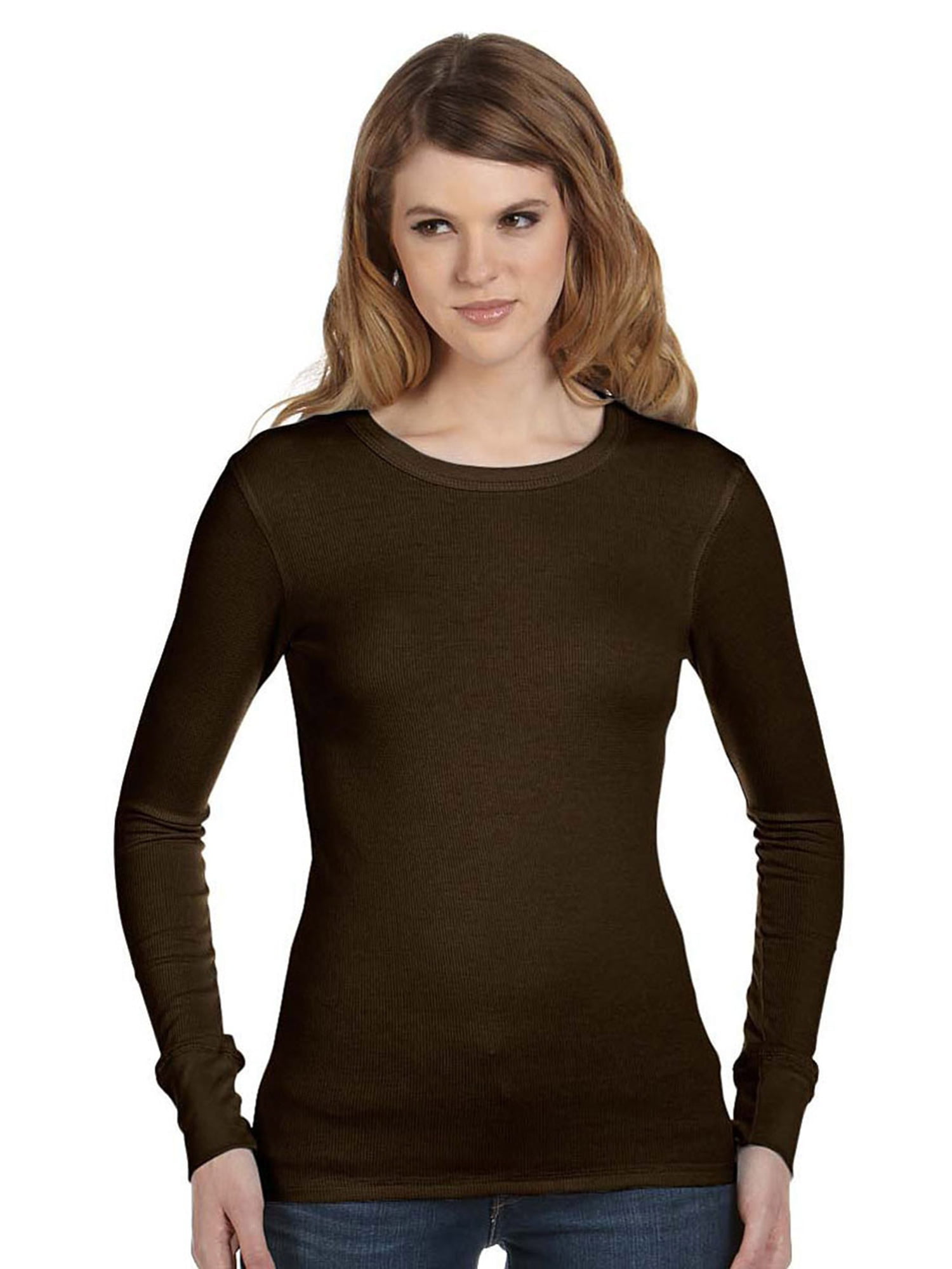 Bella Womens Long Sleeve Thermal T-Shirt