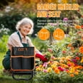 thumbnail image 3 of Garden Kneeler and , Heavy Duty Gardening Stool with Tool Pouch and Bag, Comfortable Kneeling Pad for Seniors and Women, 3 of 6