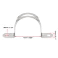 thumbnail image 2 of Uxcell 42mm/1.65" 201 Stainless Steel 2 Holes Rigid Pipe Strap Tension Tube Clamp 8 Pack, 2 of 5
