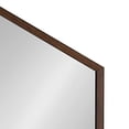 thumbnail image 3 of Kate and Laurel Rhodes Framed Hexagon Wall Mirror, 25x37, Walnut Brown, 3 of 5