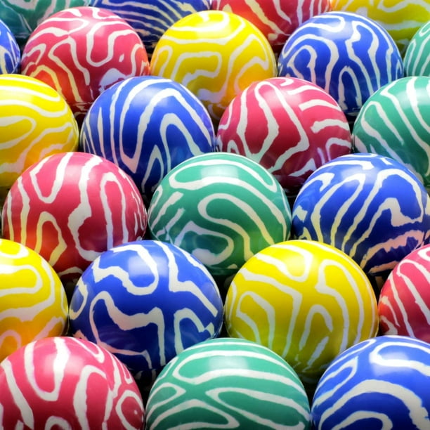 50pcs Bouncy Balls Bulk 45mm 1.8”- New Maze Bouncing Balls Party Favors