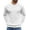 White, variant on Mens Crewneck Sweatshirts Long Sleeve Basic Pullover Shirts Twill Textured Soild Casual Tops DER XXL