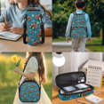thumbnail image 3 of Jeiento Tractor School Backpacks for Kids Backpack with Lunch Box Pencil Case Water Bottle Holder, 4 Pcs Large Travel Back Pack Casual Daypack Backpacks for Middle School, Blue, 3 of 7
