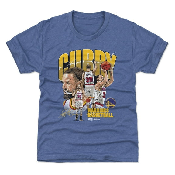 Youth 500 Level Stephen Curry Royal Golden State Warriors Collage T-Shirt